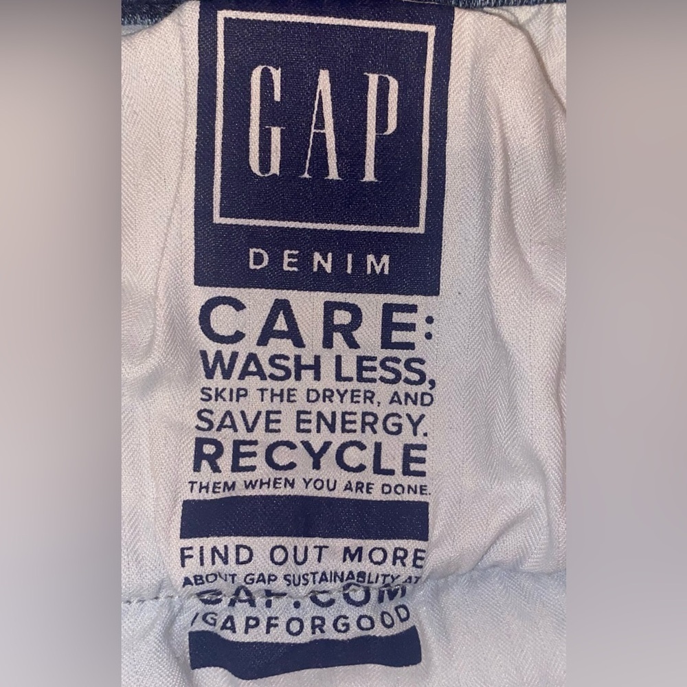 GAP 1969 True Skinny Jeans Slim Fit Mid Rise Stretch Denim Blue SIZE 34/18R - Picture 7 of 9